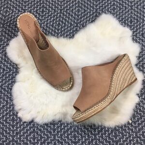 BCBGeneration Macey Espadrille Wedge Slide Sandal